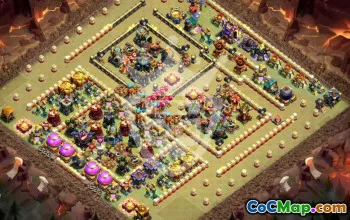 Best Copy Base Layout for TH17 Clash of Clans #46451