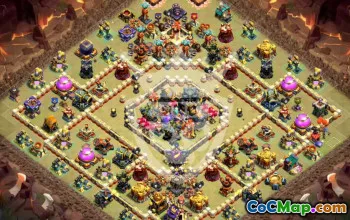 Copy TH17 Base Layouts for Clash of Clans #46456