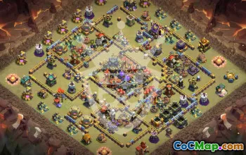 Copy Top TH17 Clash of Clans Base Layouts #46480