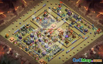 Best Copy Base Layout for Town Hall 17 #46486