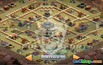 Copy Town Hall 17 Base Layouts with Link #46490