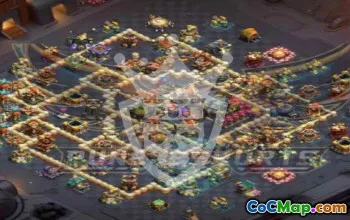 town hall 17, trophy/war base layout #46493