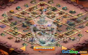 town hall 17, trophy/war base layout #46496