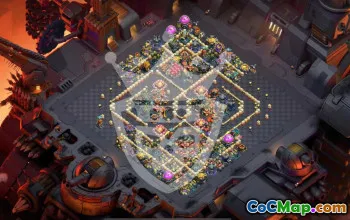 town hall 17, trophy/war base layout #46526
