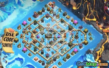 Copy TH17 Clash of Clans Base Layouts #46549