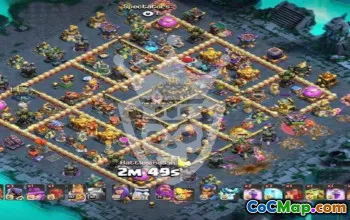 town hall 17, trophy/war base layout #46552