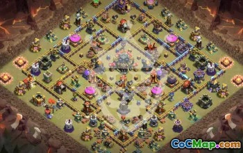Best Copy Base Layout for TH17 Clash of Clans #46587