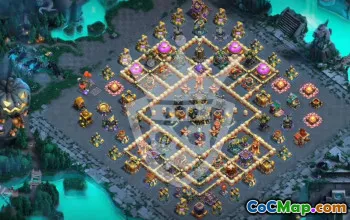 Top Clash of Clans TH17 Base Layouts & Maps #46595