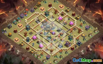 Best Copy Base Layout for Town Hall 17 #46599