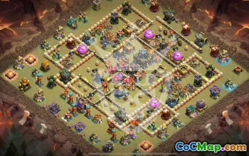 Top Clash of Clans TH17 Base Layouts with Copy Links #46608