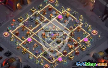 town hall 17, trophy/war base layout #46624