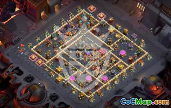 Copy Town Hall 17 Base Layouts with Link #46642