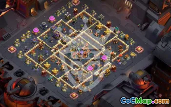 town hall 17, trophy/war base layout #46644