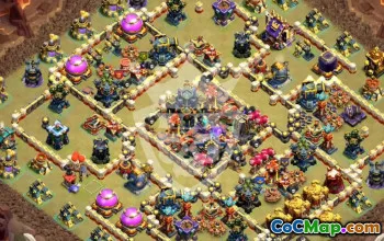 Best Copy Base Layout for TH17 Clash of Clans #46672