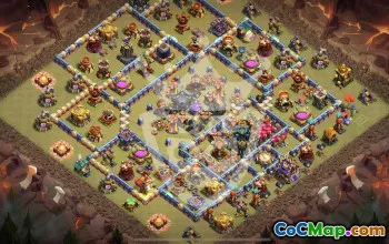 Top Copy Base Layouts for Town Hall 17 #46679