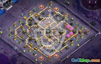 Copy Town Hall 17 Base Layouts & Maps #46683