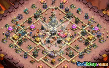 Copy TH17 Base Layouts for Clash of Clans #46684