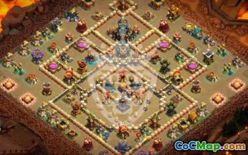 CoC Town Hall 17 Base Layouts with Copy Links #46707
