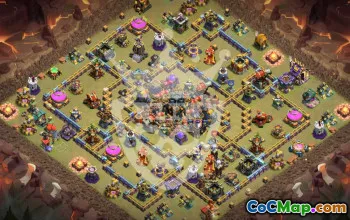 Top Clash of Clans TH17 Base Layouts with Copy Link #46740