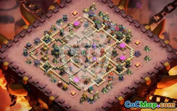 Top Copy Base Layouts for Town Hall 17 #46752