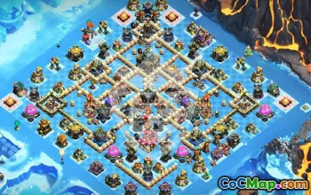 Top Copy Base Layouts for Town Hall 17 #46756