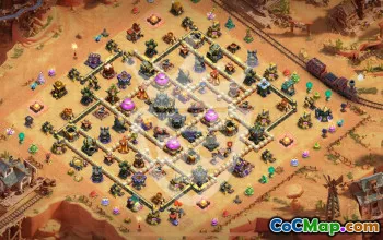 Top Town Hall 17 Base Layout with Copy Link #46763