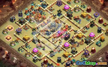 Top Town Hall 17 Base Layouts with Copy Link #46804
