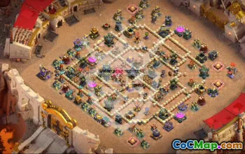 town hall 17, trophy/war base layout #46900