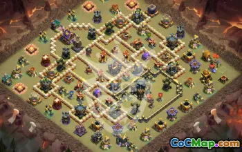Best Copy Base Layout for TH17 Clash of Clans #46915