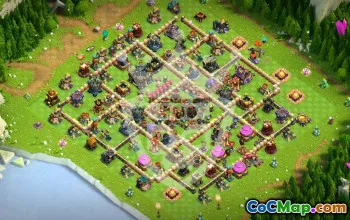 Copy TH17 Clash of Clans Base Layouts #46917