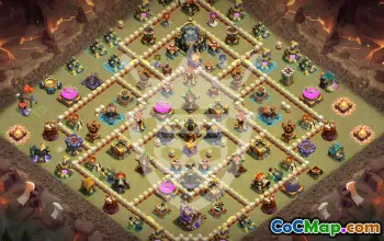 Top Clash of Clans TH17 Base Layouts & Maps #46923
