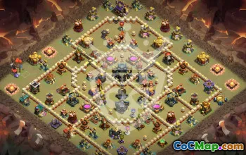 Top Clash of Clans TH17 Base Layouts & Maps #46970