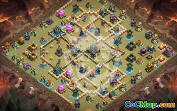 Top Clash of Clans TH17 Base Layouts & Maps #46978