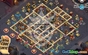 town hall 17, trophy/war base layout #47010