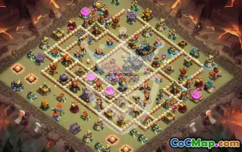 Top Town Hall 17 Base Layouts for CoC #47017