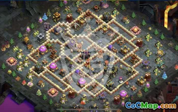 Perfect Town Hall 17 Clash of Clans Base Layout #47023