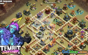 town hall 17, trophy/war base layout #47039