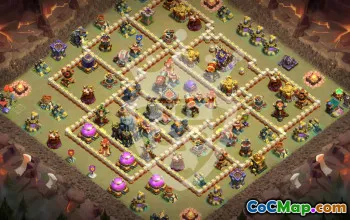 Top Clash of Clans TH17 Base Layouts & Maps #47084