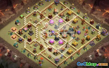 Top Copy Base Layout for Town Hall 17 #47085