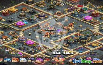 town hall 17, trophy/war base layout #47109