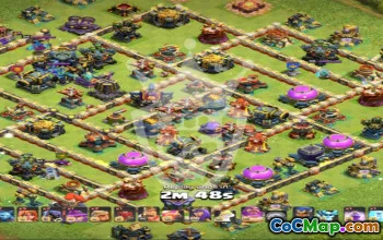 CoC Town Hall 17 Base Layouts & Maps #47115
