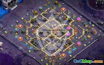 town hall 17, trophy/war base layout #47145