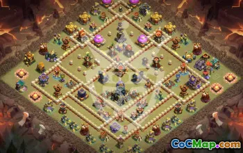 Top Town Hall 17 Base Layouts for CoC #47152