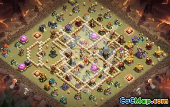 Clash of Clans TH17 Base Layouts with Links #47155
