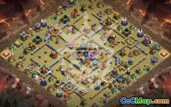 Copy Town Hall 17 Base Layouts for Clash of Clans #47163