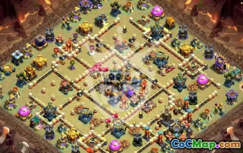 Top Town Hall 17 Base Layouts with Copy Link #47167