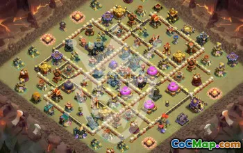 Copy Town Hall 17 Base Layouts for Clash of Clans #47227