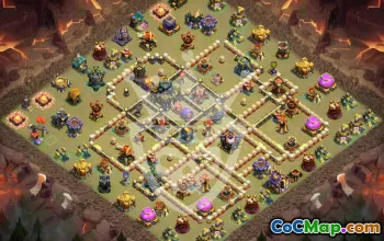 Top TH17 Clash of Clans Base Layouts to Copy #47229
