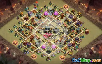 Top Copy Base Layout for Town Hall 17 #47262