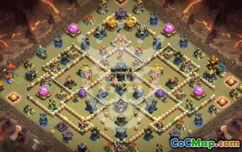 Top Town Hall 17 Base Layouts with Copy Links #47287